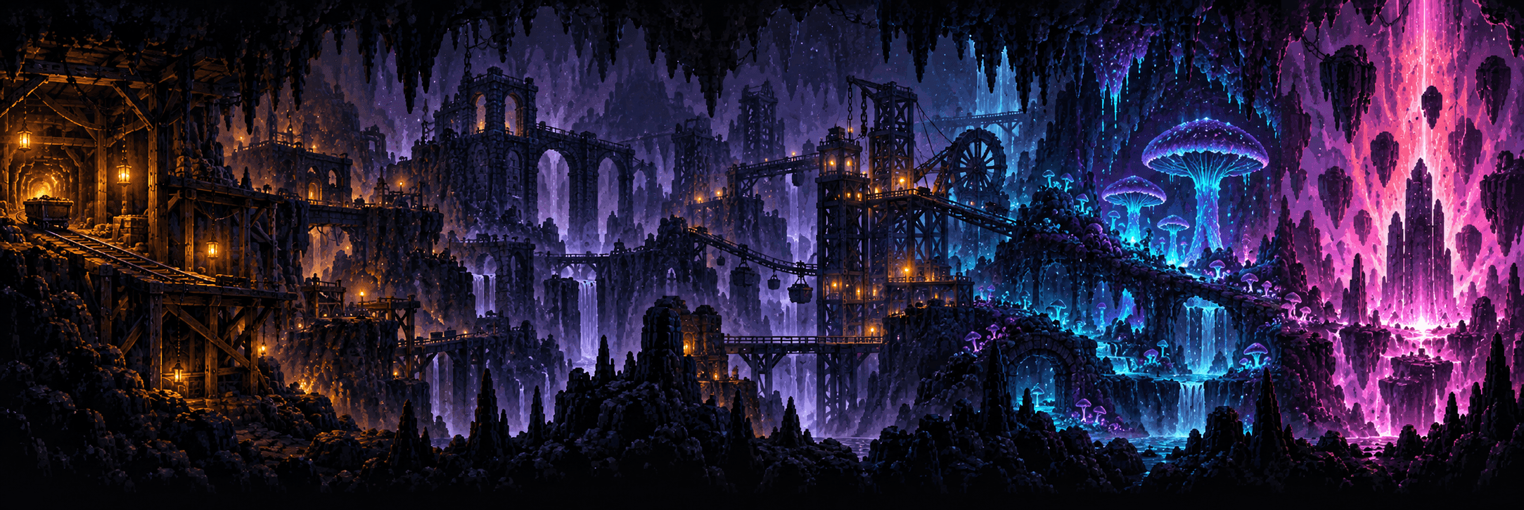 Concept art of Abandoned Mine